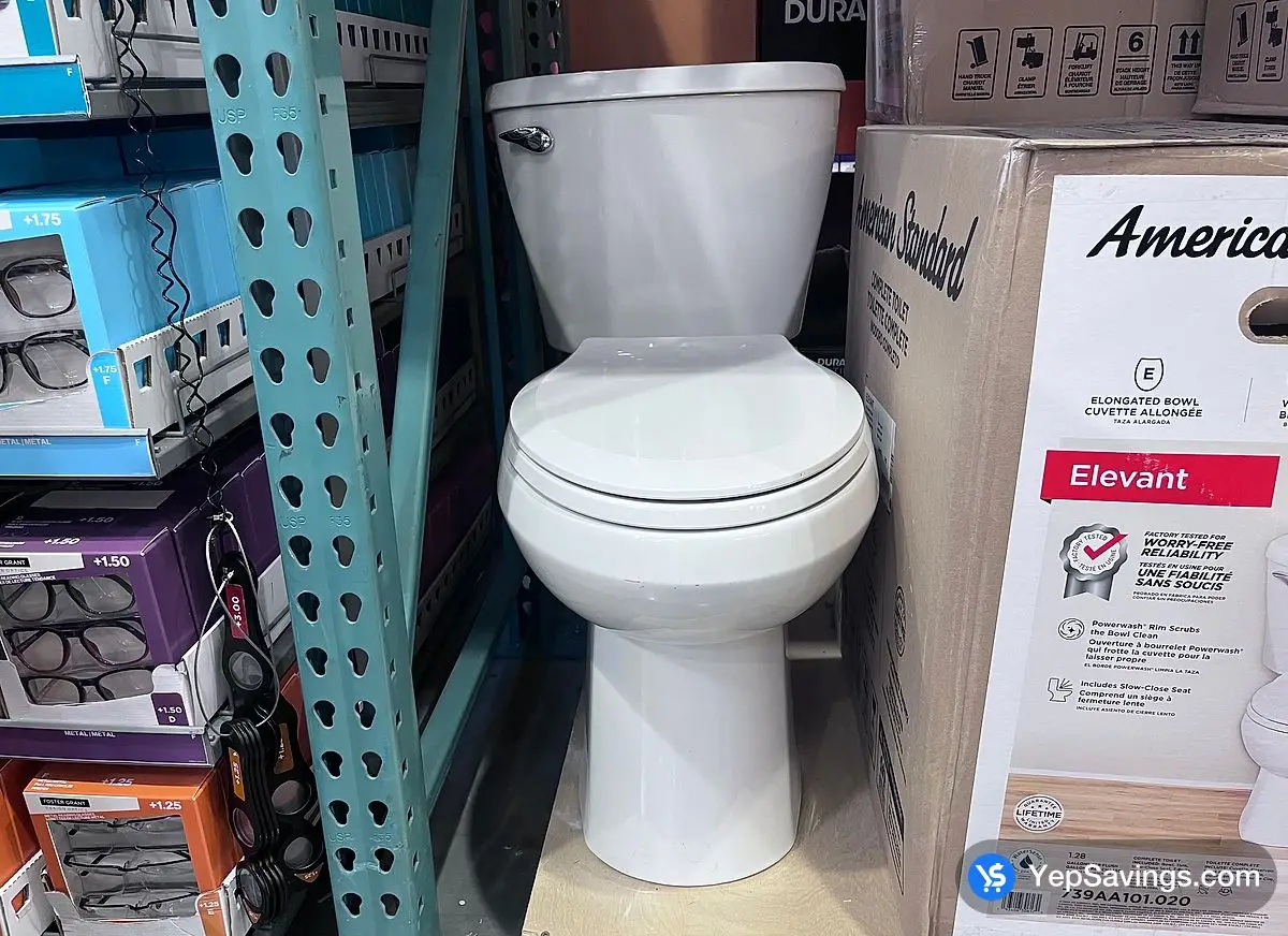Costco AMERICAN STANDARD 2 PIECE TOILET ELEVANT - Canada (ITM 1885793)