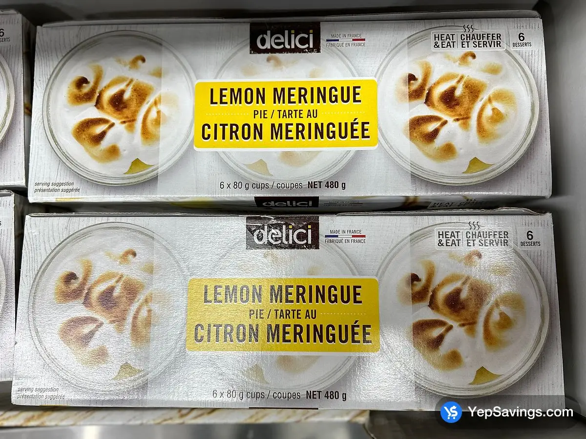 DELICI LEMON MERINQUE PIE 6 x 80 g ITM 1824303 at Costco