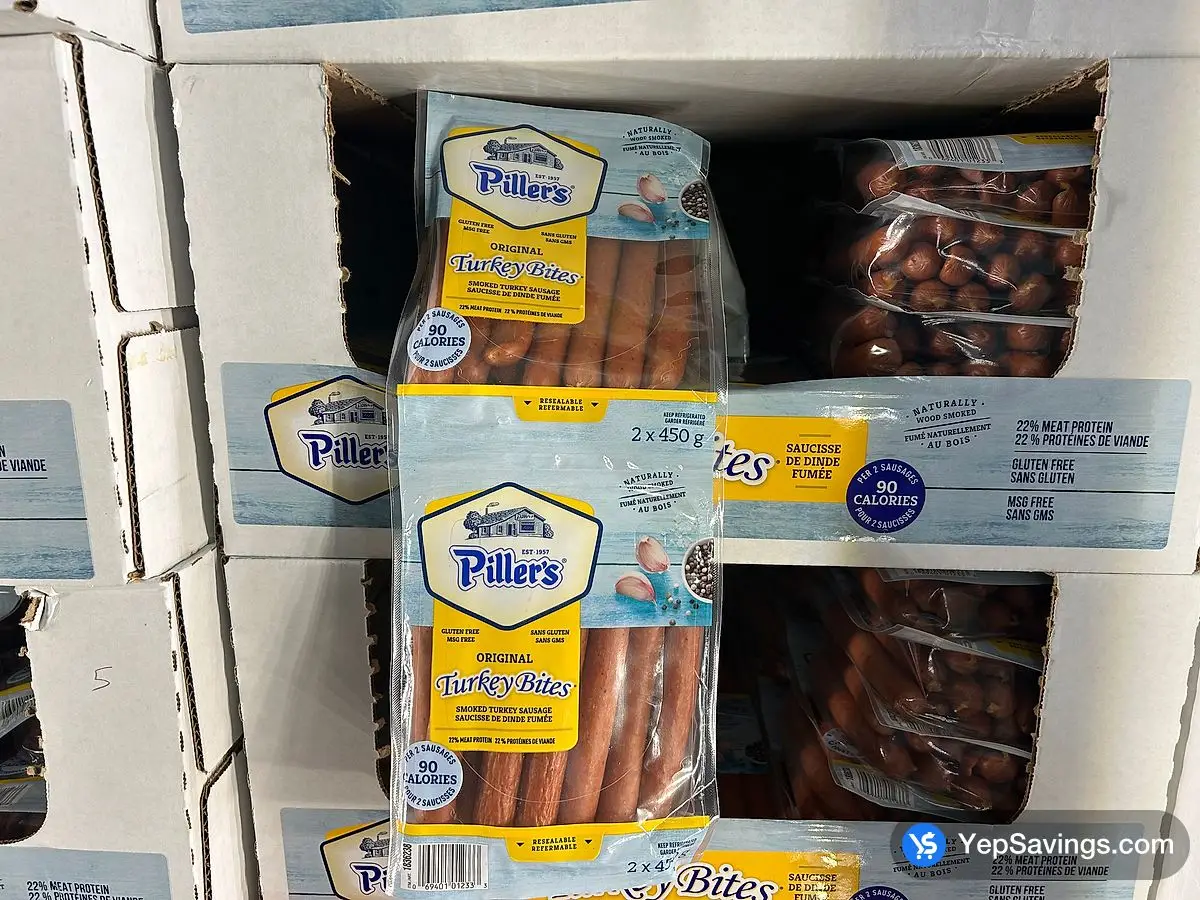 Costco PILLER'S TURKEY BITES 2 x 450 g - Canada (ITM 1836238)