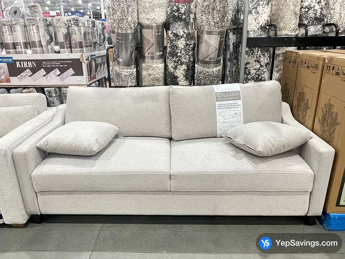 Costco LILLIAN AUGUST FABRIC SLEEPER SOFA 1 BOX - Canada (ITM 1752598)