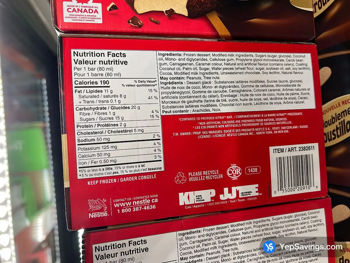 NESTLE KIT KAT BARS 20 x 80 ml ITM 2382611 at Costco