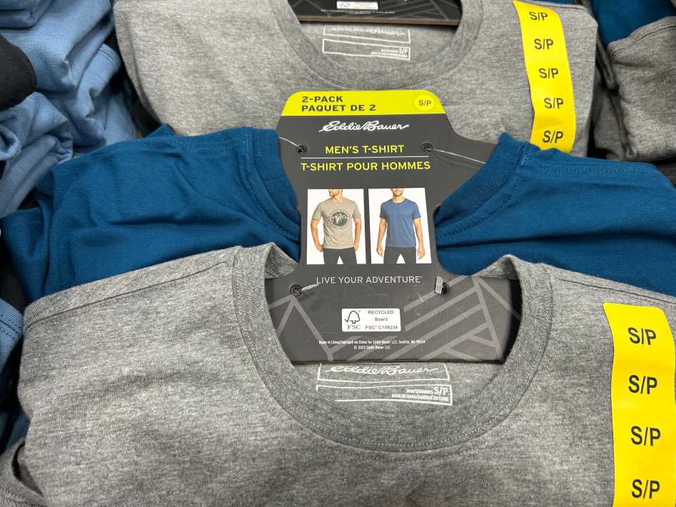 Costco EDDIE BAUER 2 - PACK T - SHIRT + MENS SIZES S - XXL - Canada (ITM 1676403)