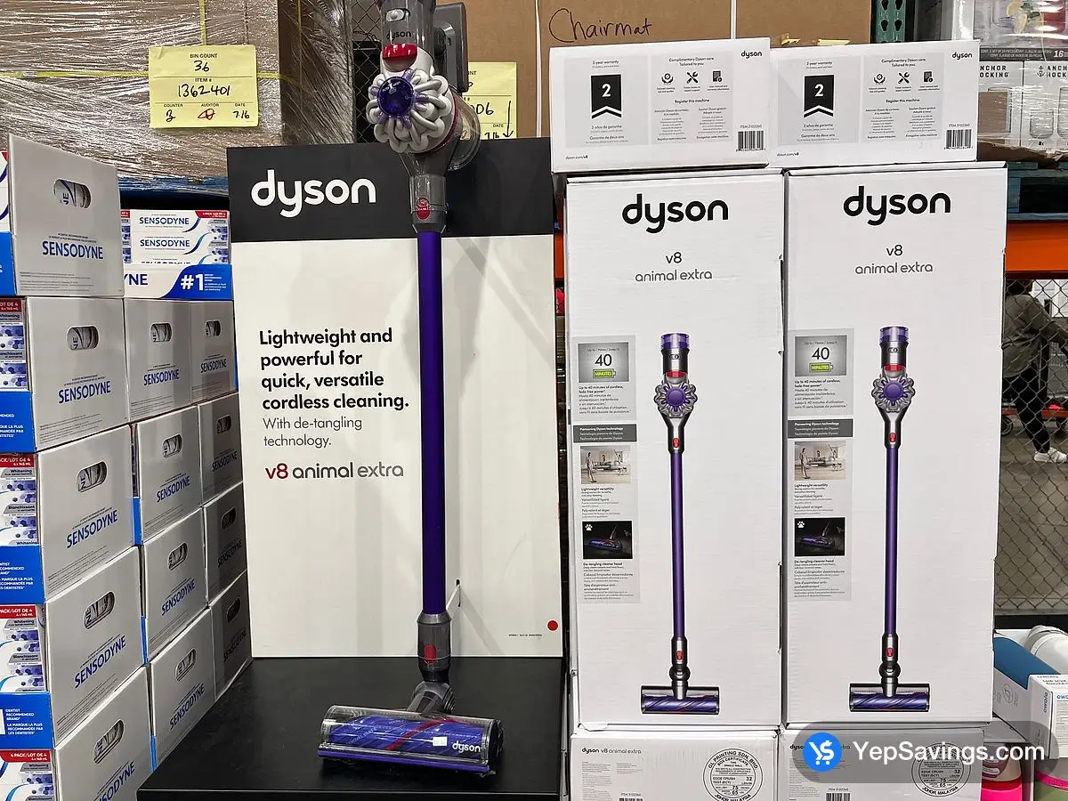 DYSON V8 ANIMAL EXTRA CORD-FREE VACUUM ITM 3102260 at Costco