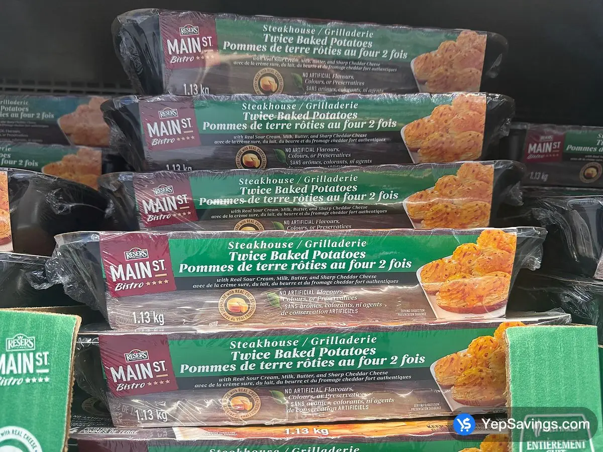 Costco RESER'S TWICE BAKED POTATO 1.13 kg - Canada (ITM 1796375)
