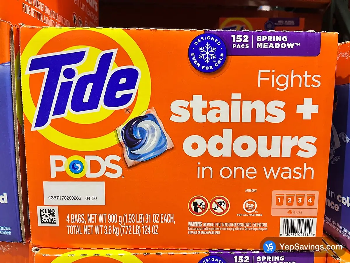 Costco TIDE PODS SPRING MEADOW 152 pacs - Canada (ITM 1638885)