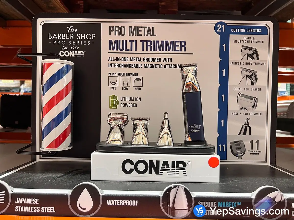 BARBER SHOP BY CONAIR MULTI TRIMMER PRO SERIES ITM 1707136 at Costco
