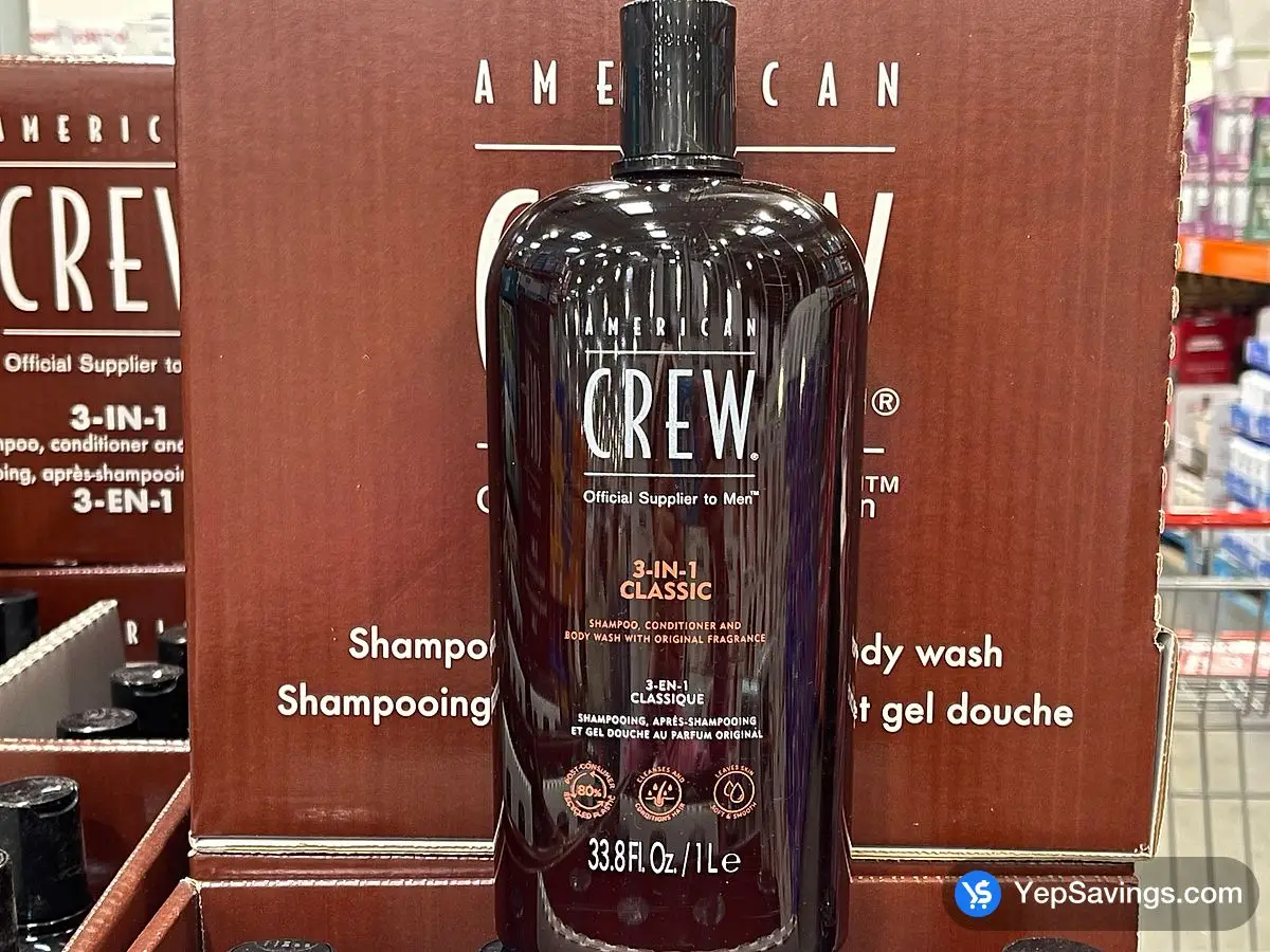 Costco AMERICAN CREW 3 - IN - 1 SHAMPOO 1 L - Canada (ITM 1915998)