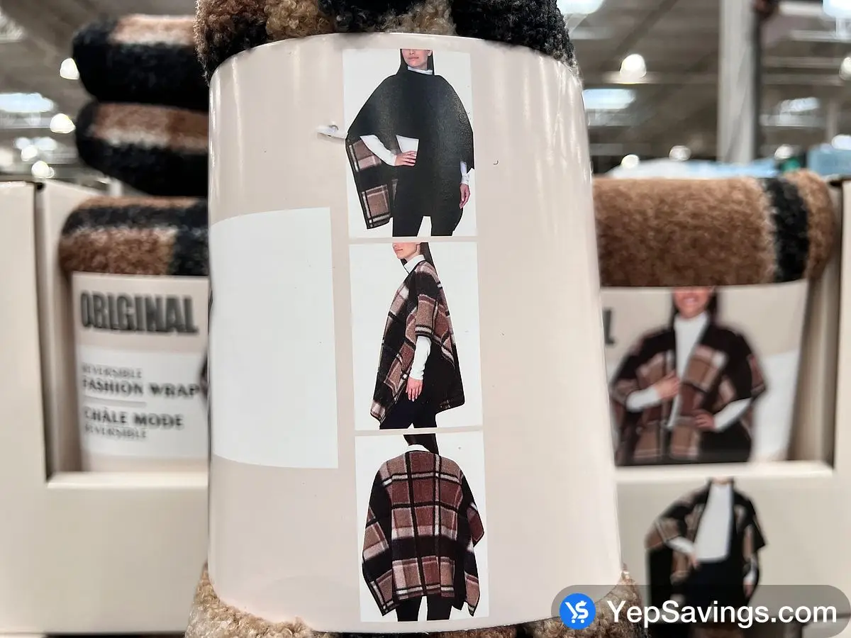 Costco NICOLE MILLER FASHION WRAP ONE SIZE - Canada (ITM 1226378)