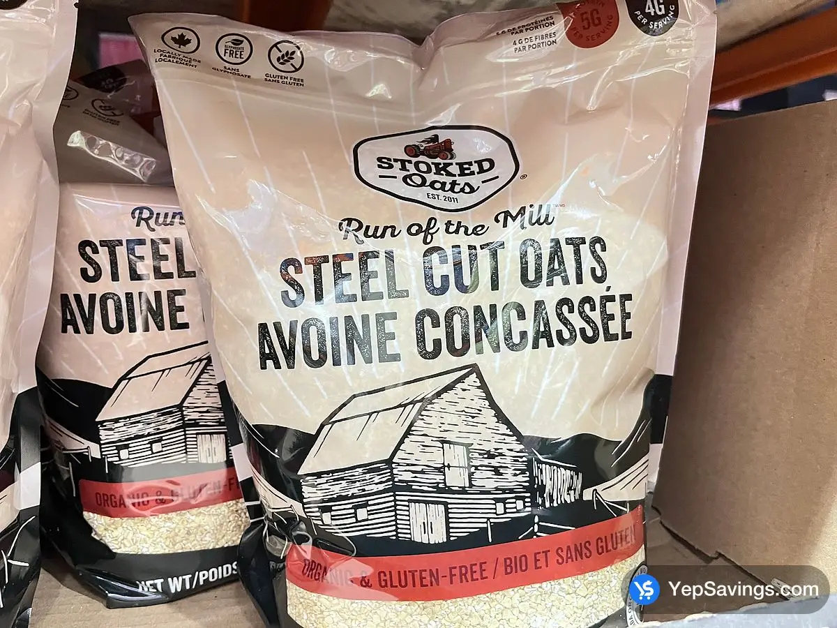 Costco STOKED OATS QUICK STEEL CUT OATS 3 kg - Canada (ITM 1680886)