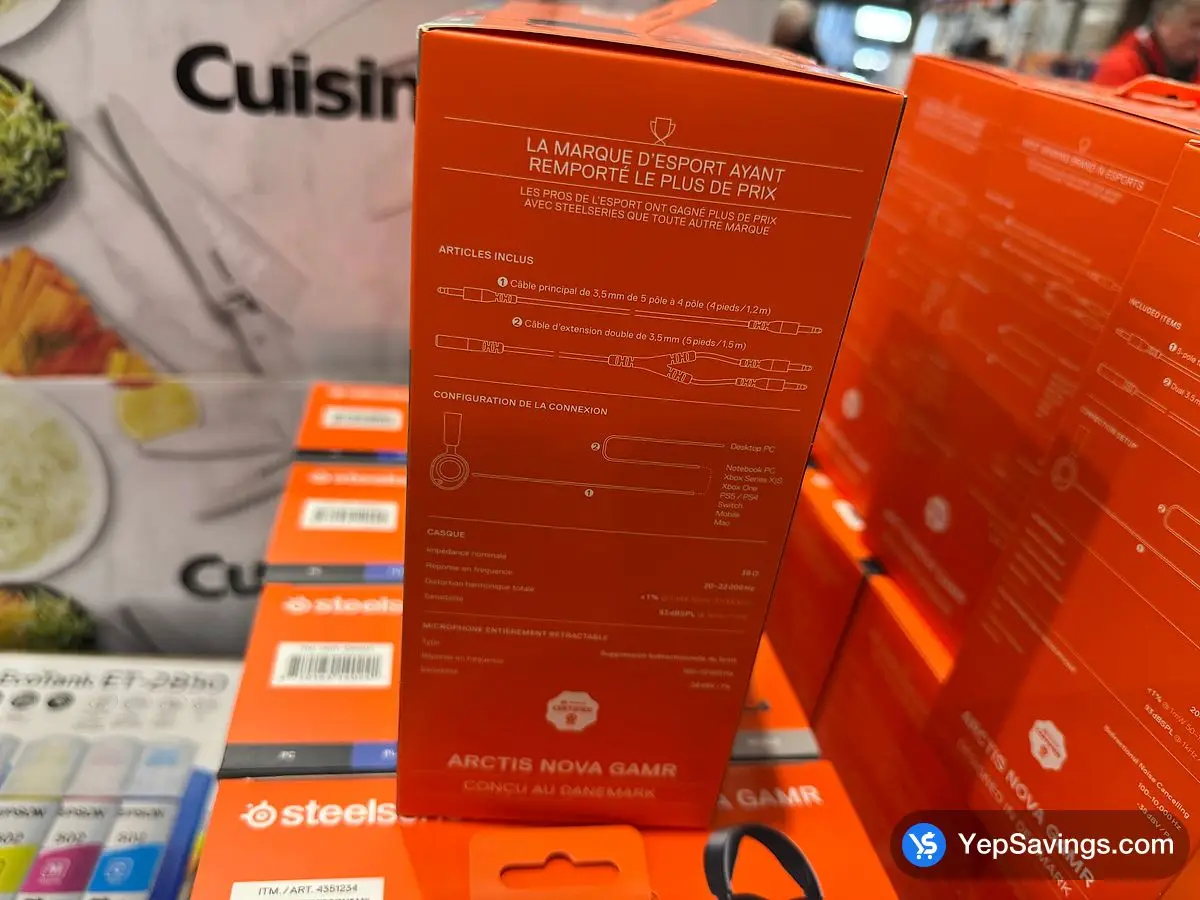 Costco STEELSERIES GAMING HEADSET ARCTIS NOVA GAMR - Canada (ITM 4351234)