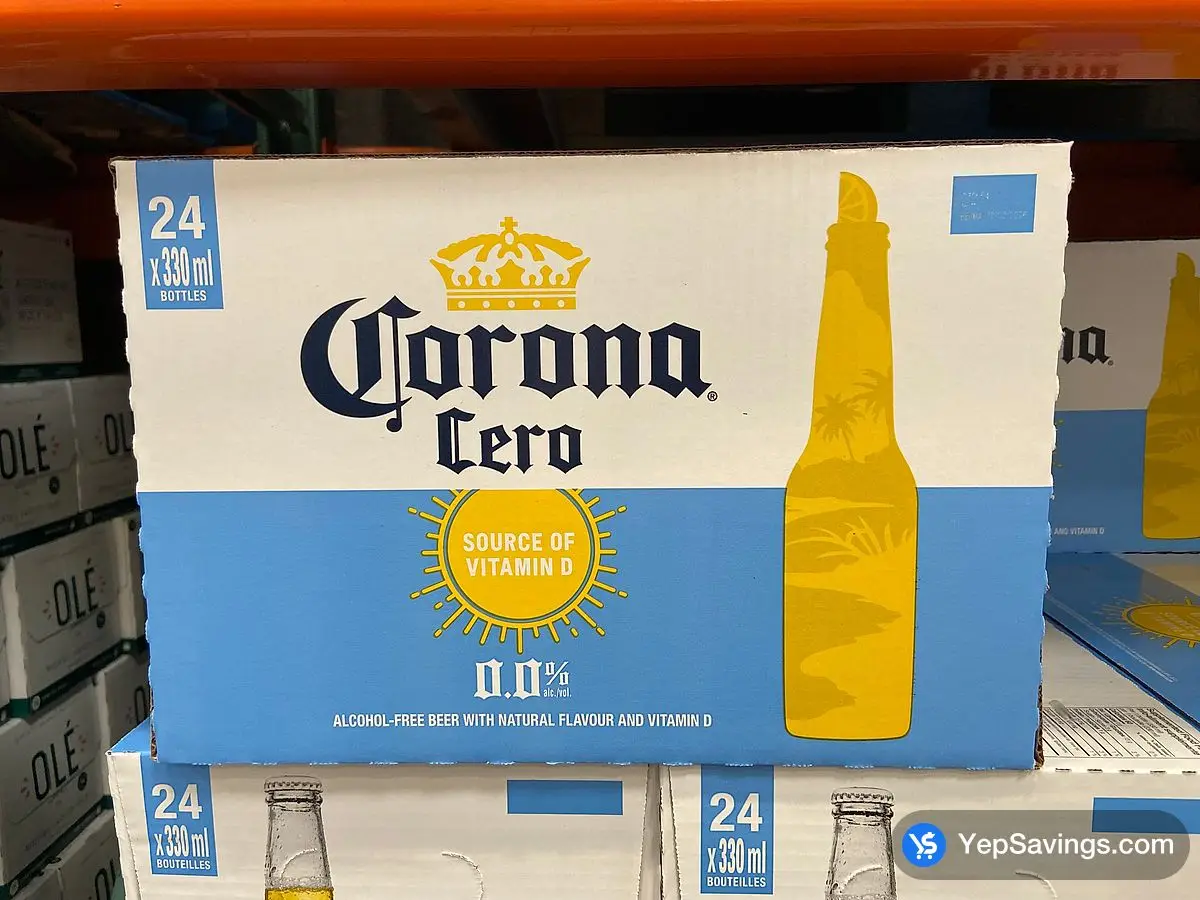 Costco CORONA CERO ALCOHOL - FREE BEER 24 x 330 mL - Canada (ITM 2663109)