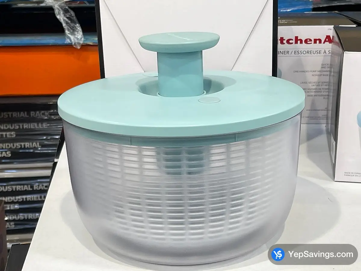 Costco KITCHENAID SALAD SPINNER 6.98 L 7.37 QT - Canada (ITM 1863207)