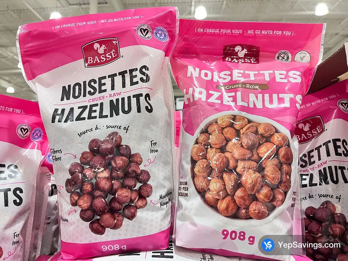 Costco BASSE RAW HAZELNUTS 908 g - Canada (ITM 211295)
