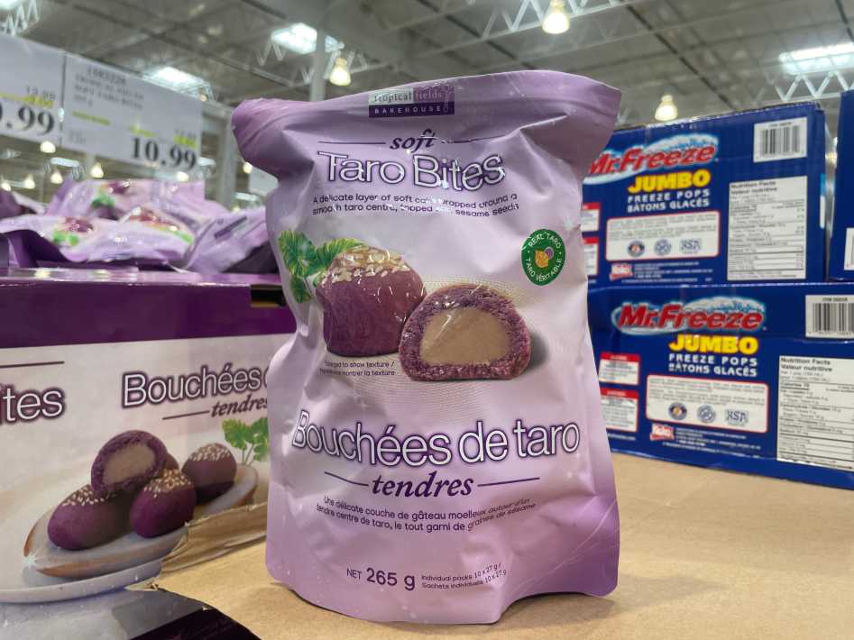 Costco TROPICAL FIELDS SOFT TARO BITES 265 g - Canada (ITM 1583228)