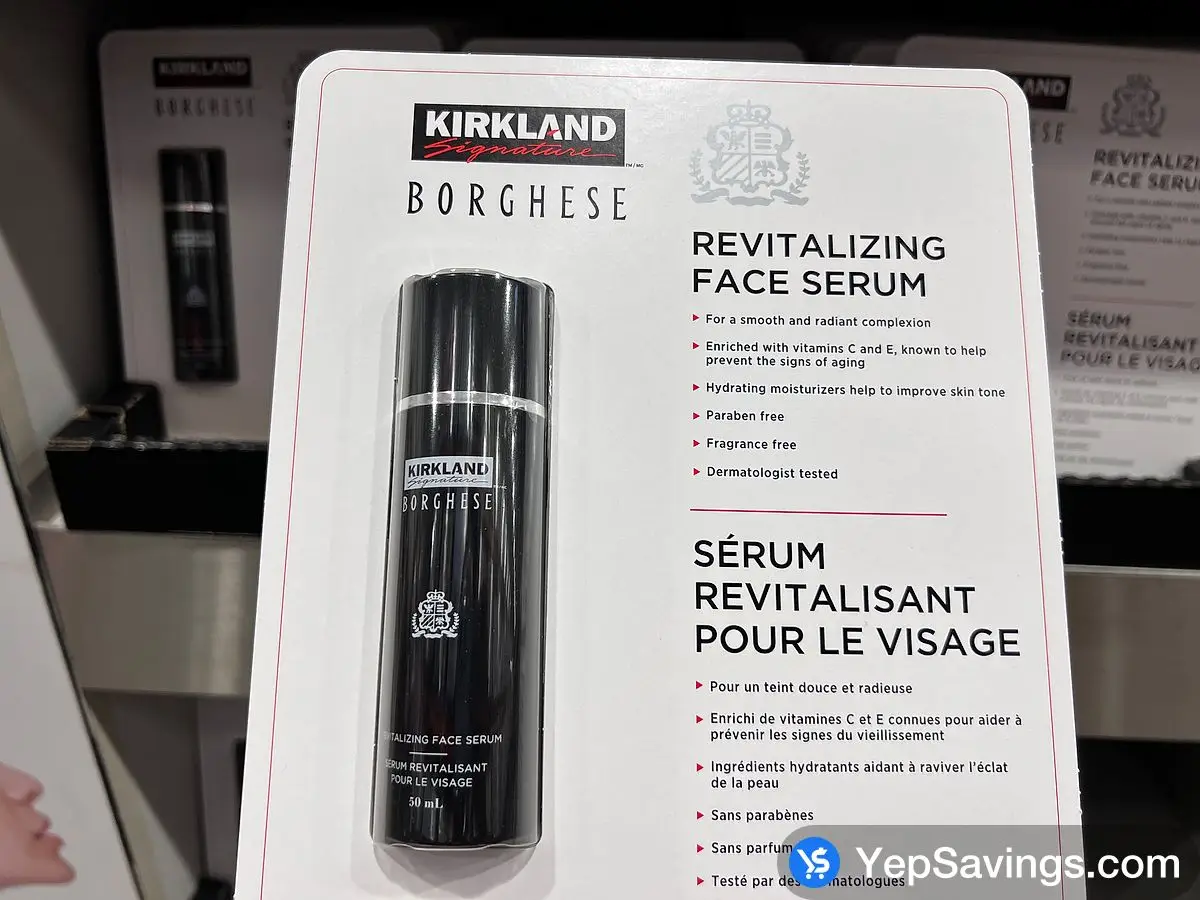 KS BY BORGHESE REVITALISING FACE SERUM 50ml ITM 1211089 at Costco
