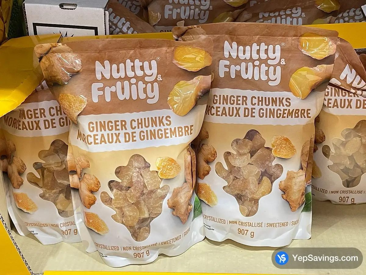 NUTTY AND FRUITY GINGER CHUNKS 907 g ITM 1125220 at Costco