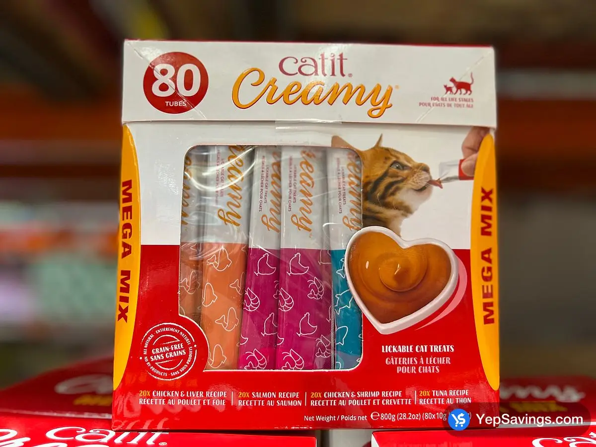 CATIT CREAMY LICKABLE CAT TREATS 80 x 10 g ITM 1715050 at Costco