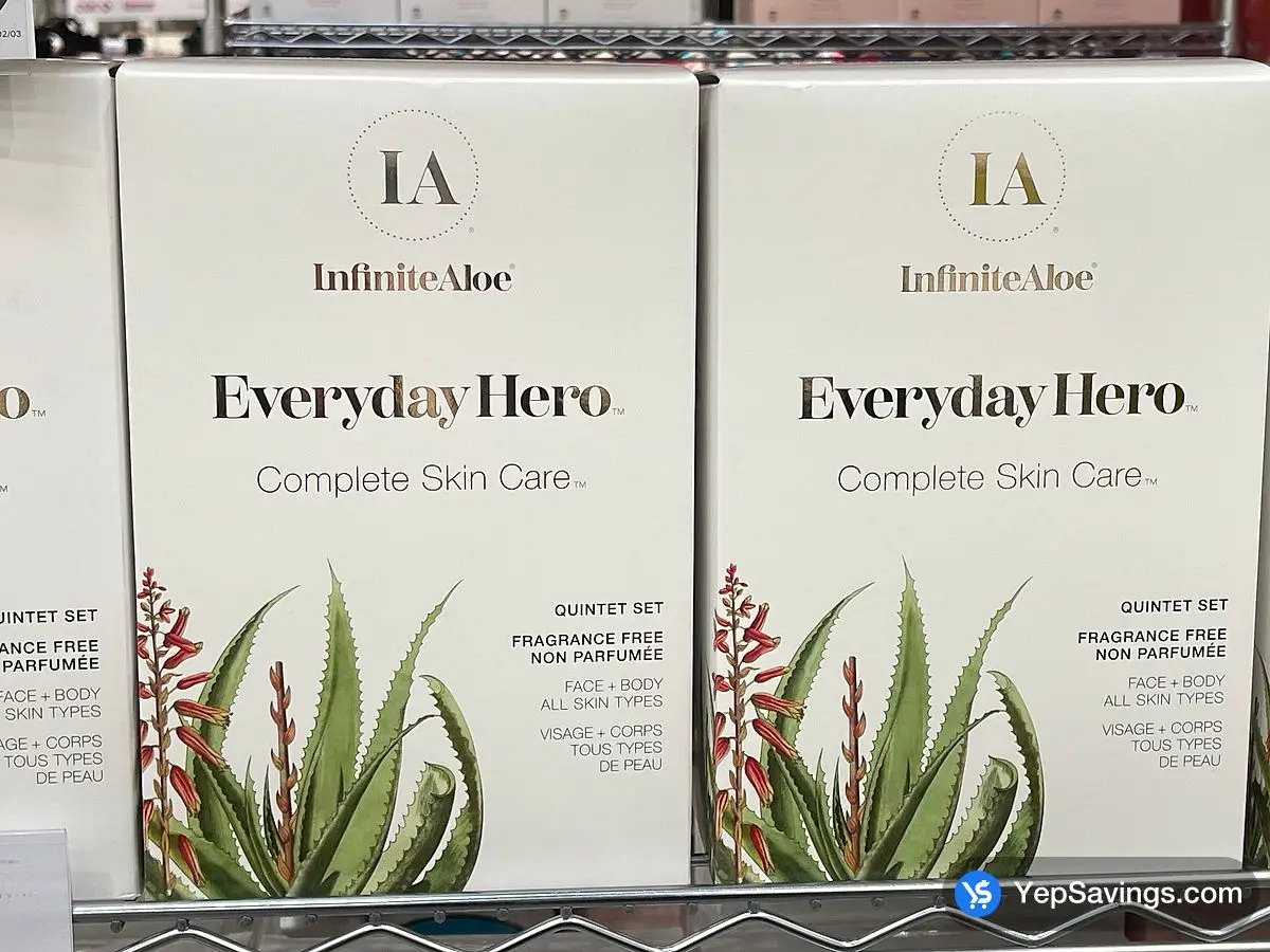 Costco INFINITEALOE QUINTET UNSCENTED PACK OF 15 JARS - Canada (ITM 1773640)