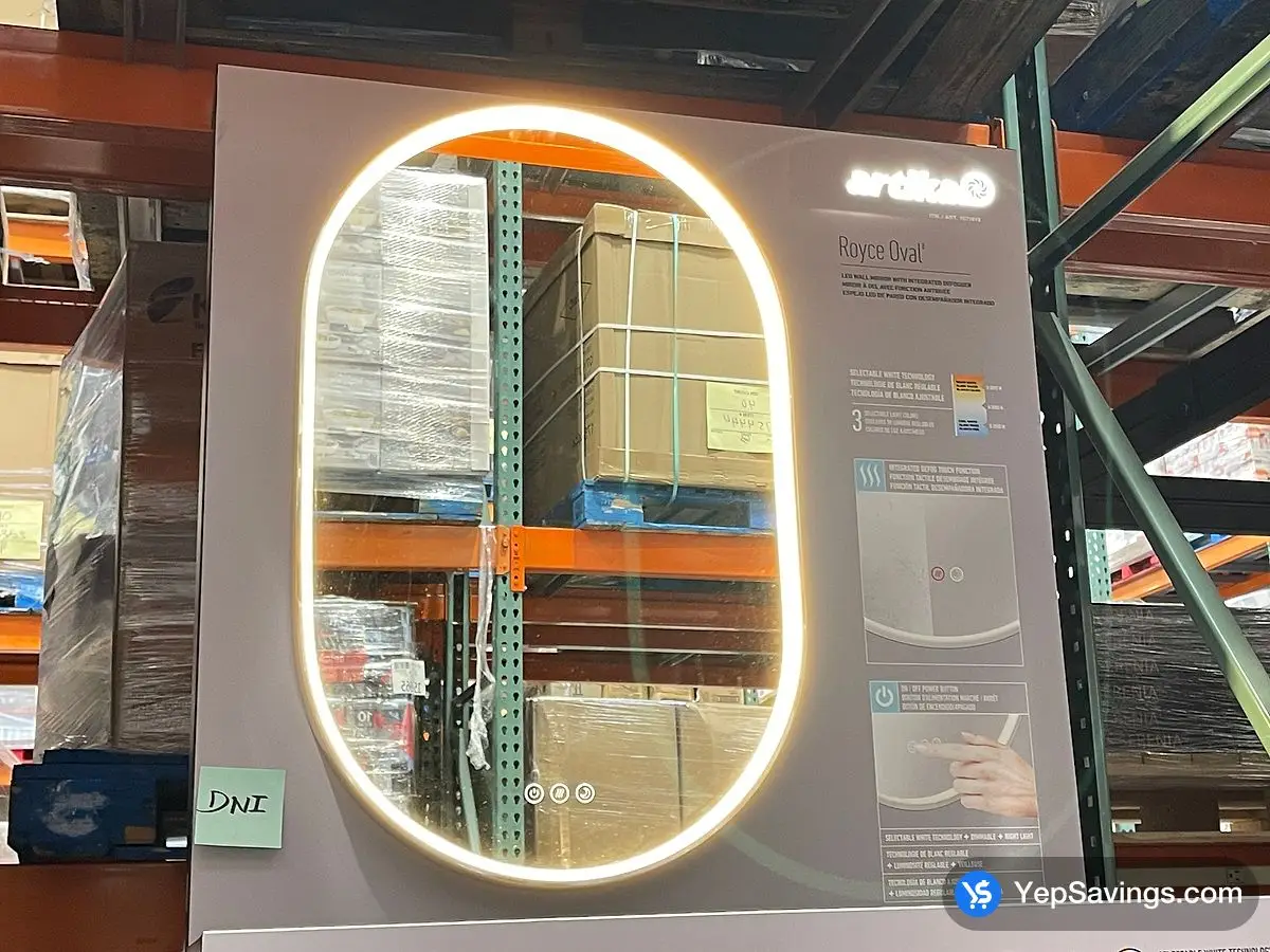 Costco ARTIKA LED OVAL MIRROR ROYCE - Canada (ITM 1671618)
