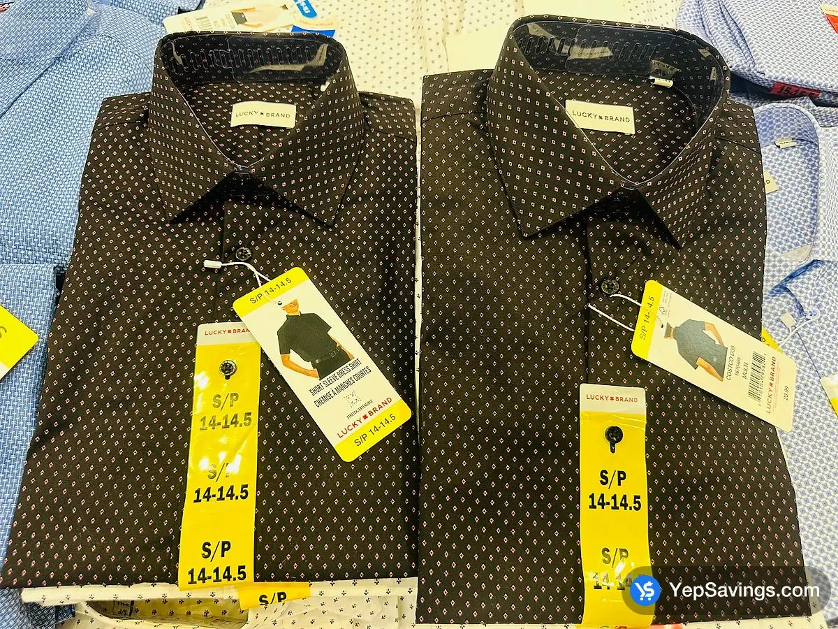 LUCKY BRAND SHORT SLEEVE SHIRT + MENS SIZES S - XXL ITM 1676405 at Costco