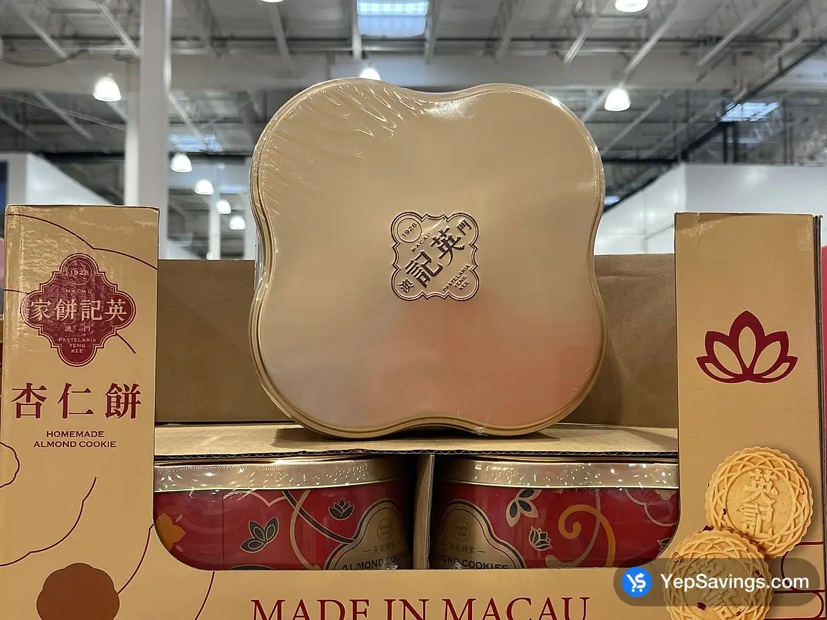 Costco YANG KEE MACAU ALMOND COOKIES 560 g - Canada (ITM 1644591)