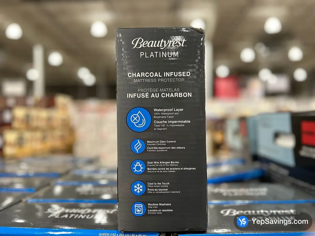 BEAUTYREST PLATINUM MATTRESS PROTECTOR QUEEN - 60 " X 80 " ITM 1731865 at Costco