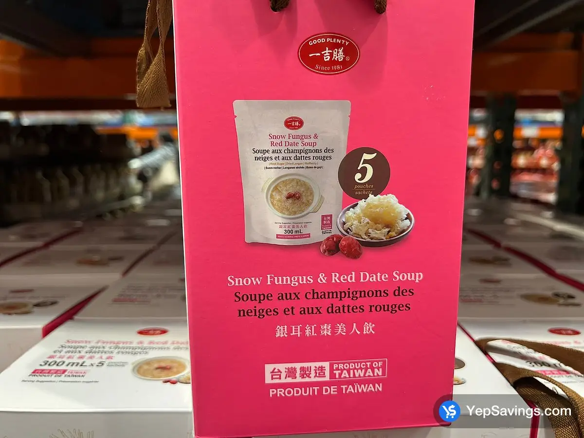 Costco GOOD RED DATE & SNOW FUNGUS 5 x 300 g - Canada (ITM 1775042)