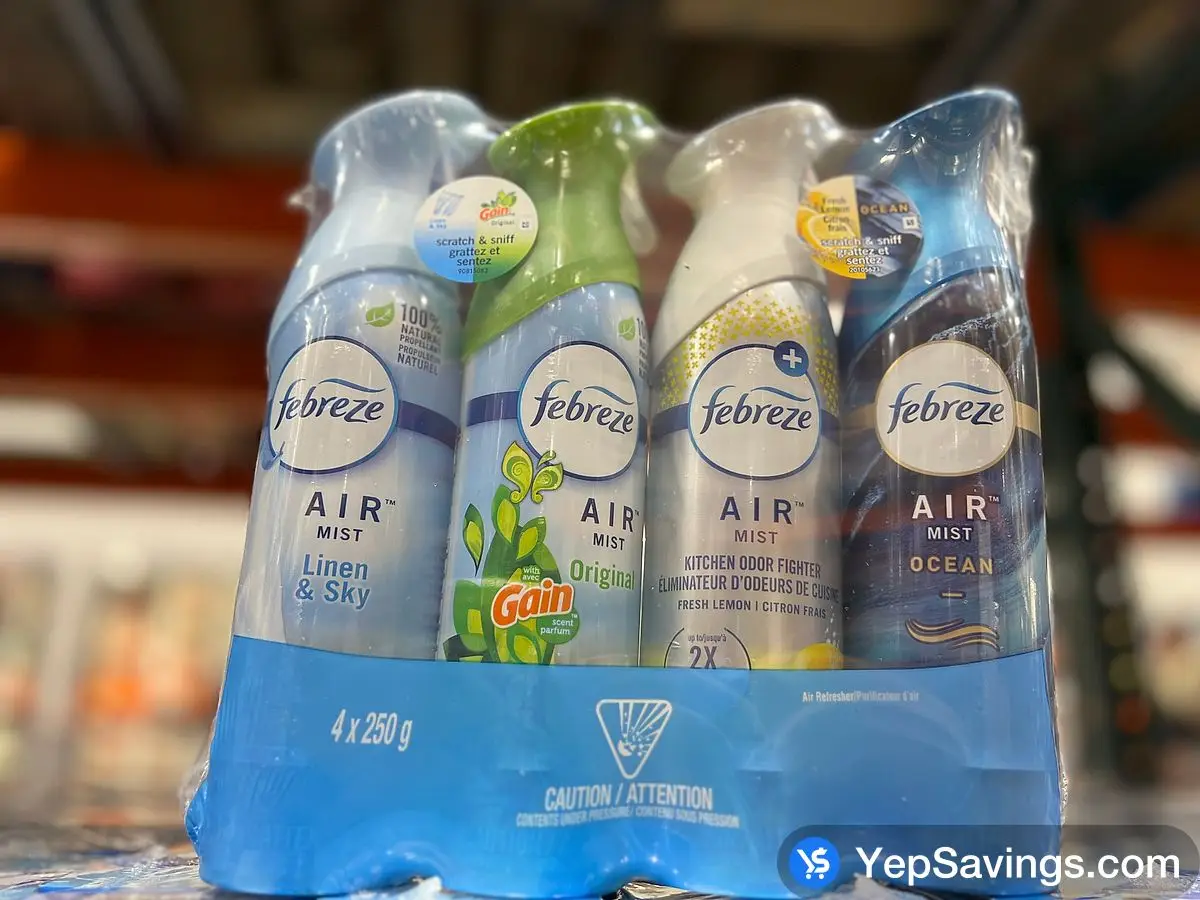 FEBREZE AIR EFFECTS PACK OF 4 ITM 8827196 at Costco