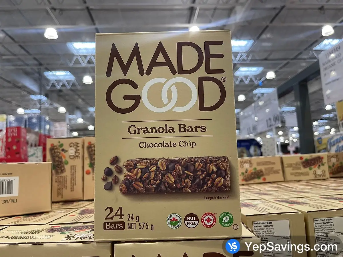 Costco MADE GOOD ORGANIC GRANOLA BARS 24 x 24 g - Canada (ITM 1153349)