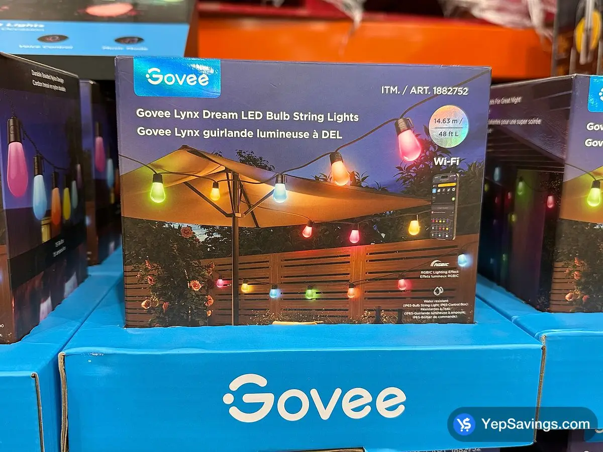 Costco GOVEE LED STRING LIGHTS 14.63m / 48ft - Canada (ITM 1882752)