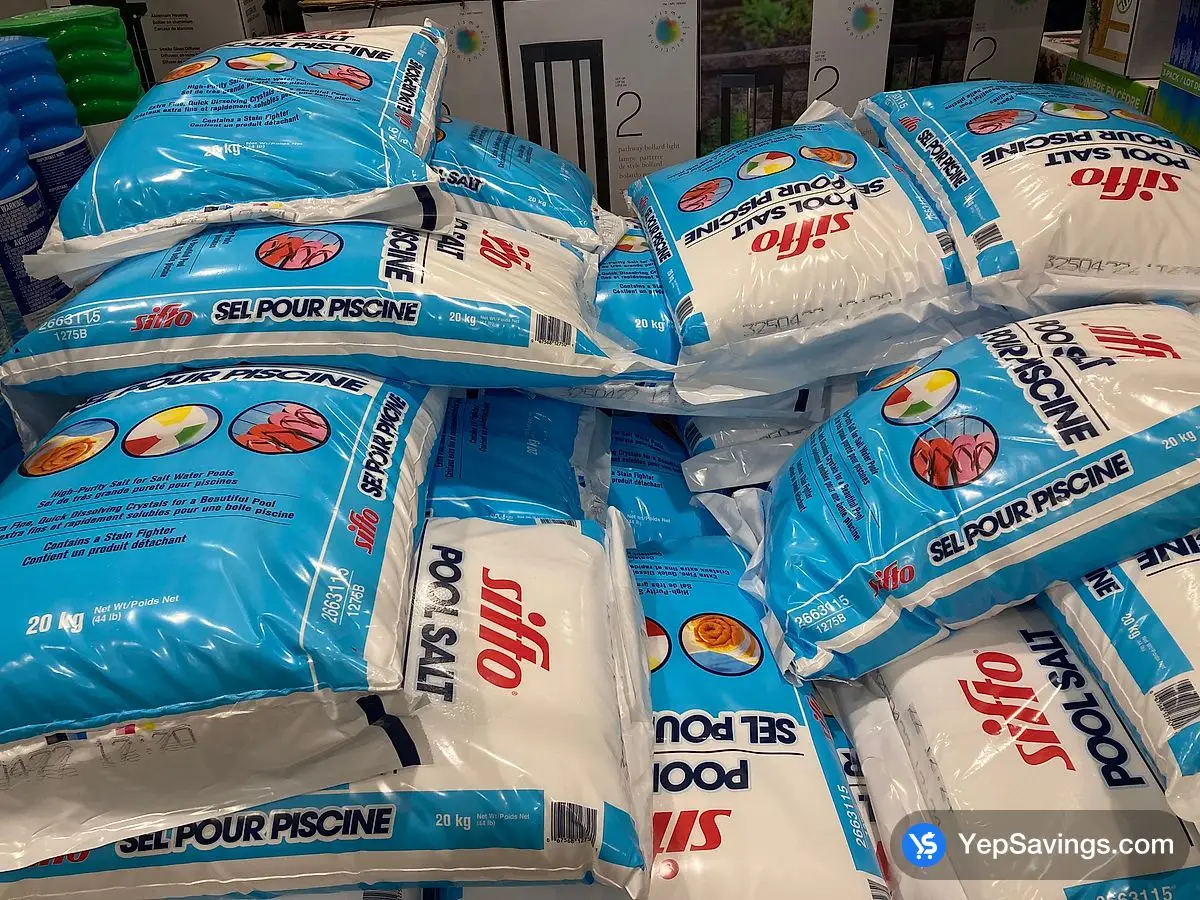Costco SIFTO POOL SALT 20 KG - Canada (ITM 1361270)