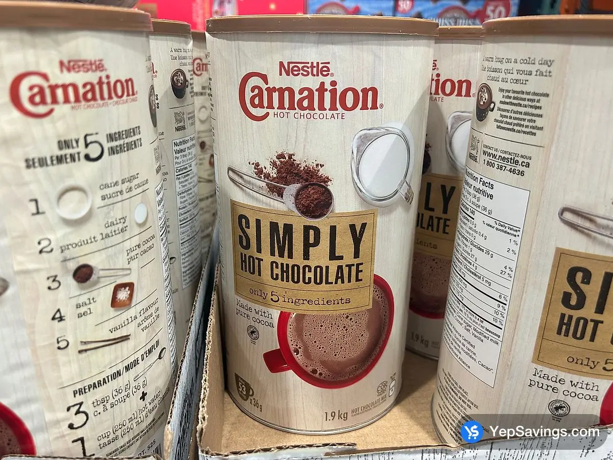 CARNATION HOT CHOCOLATE 1.9 kg ITM 525 at Costco