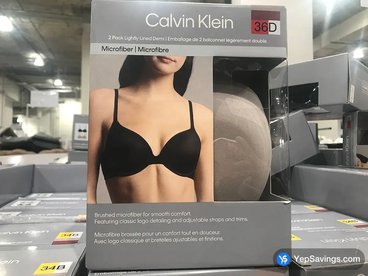 Costco CALVIN KLEIN BRAS 2PK + LADIES SIZES 32-38 - Canada (ITM 6162100)