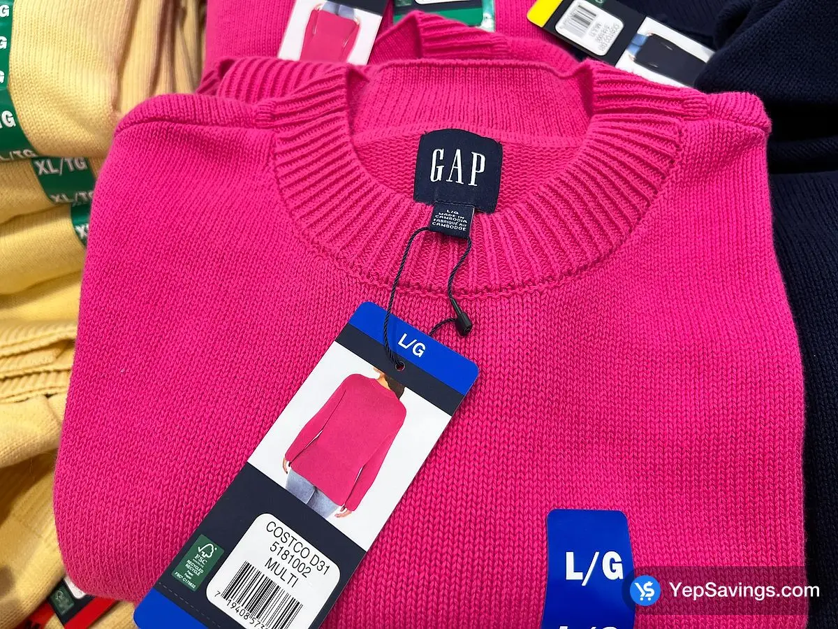 Costco GAP CREWNECK SWEATER + LADIES SIZES S - XXL - Canada (ITM 5181000)