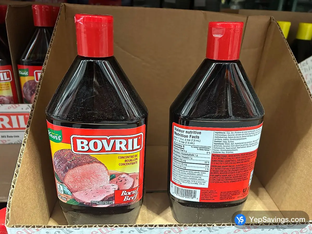 BOVRIL BEEF BROTH 750 mL - Costco Canada (ITM 42076)
