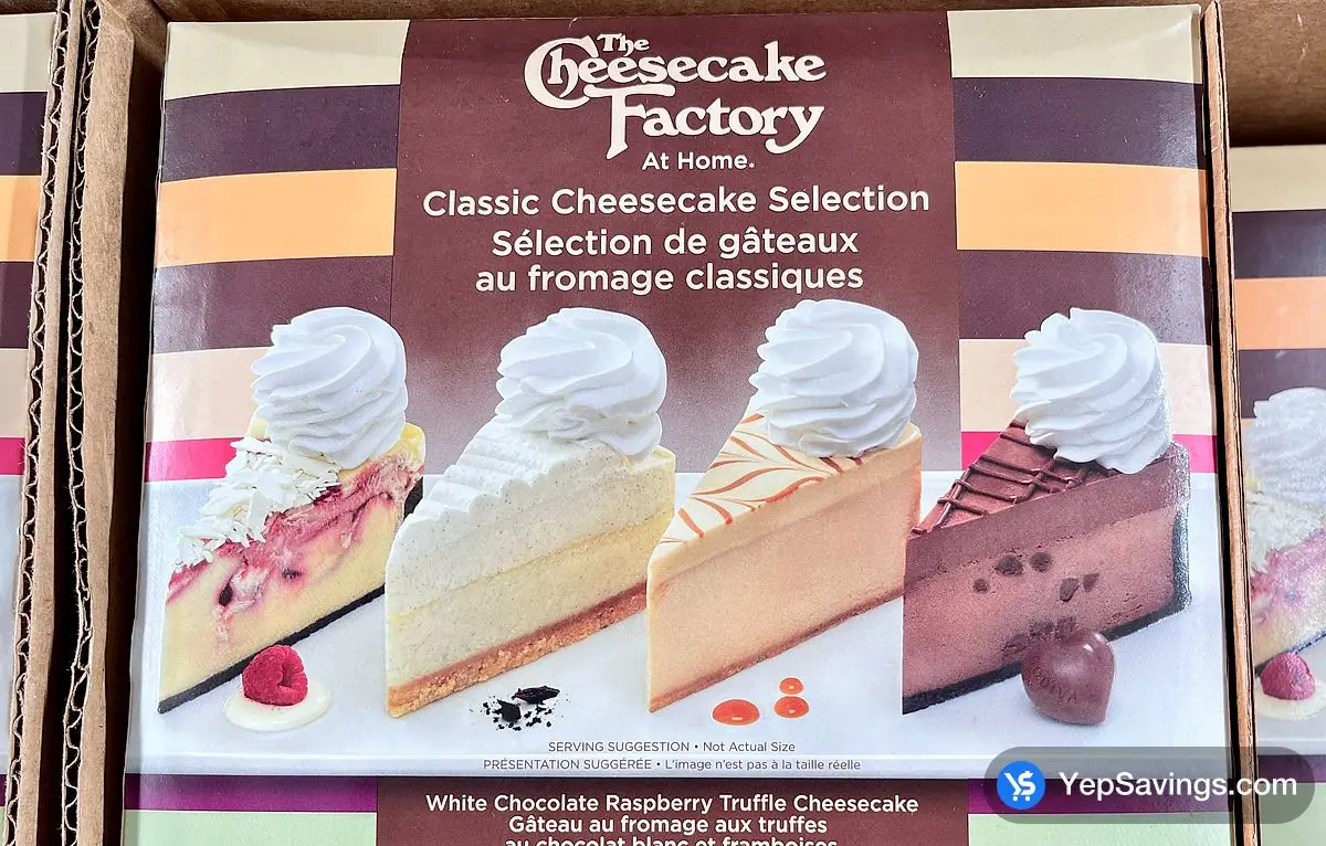 Costco THE CHEESECAKE FACTORY CHEESECAKE SELECTION 1.47 kg - Canada (ITM 2813599)