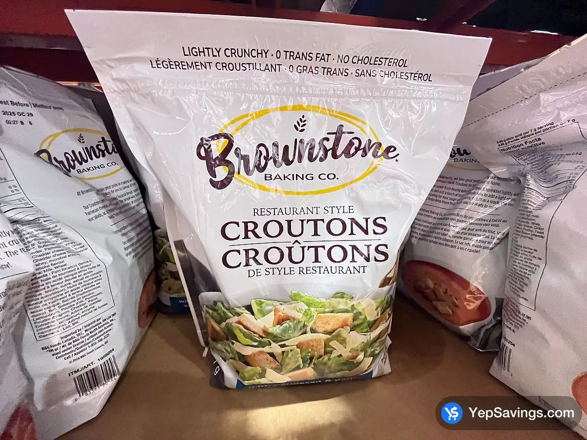 Costco BROWNSTONE CROUTONS 737 g - Canada (ITM 1858254)