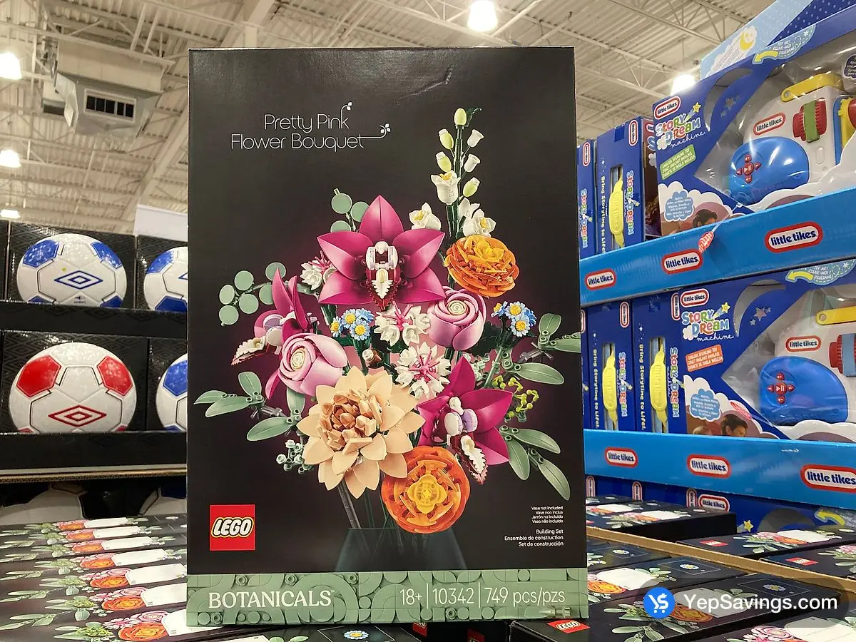 Costco LEGO BOTANICALS PRETTY PINK BOUQUET - Canada (ITM 2510342)