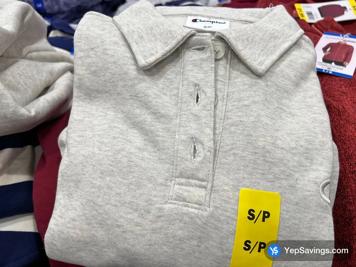 CHAMPION VARSITY SWEATER + LADIES SIZES M - XXL ITM 1856104 at Costco