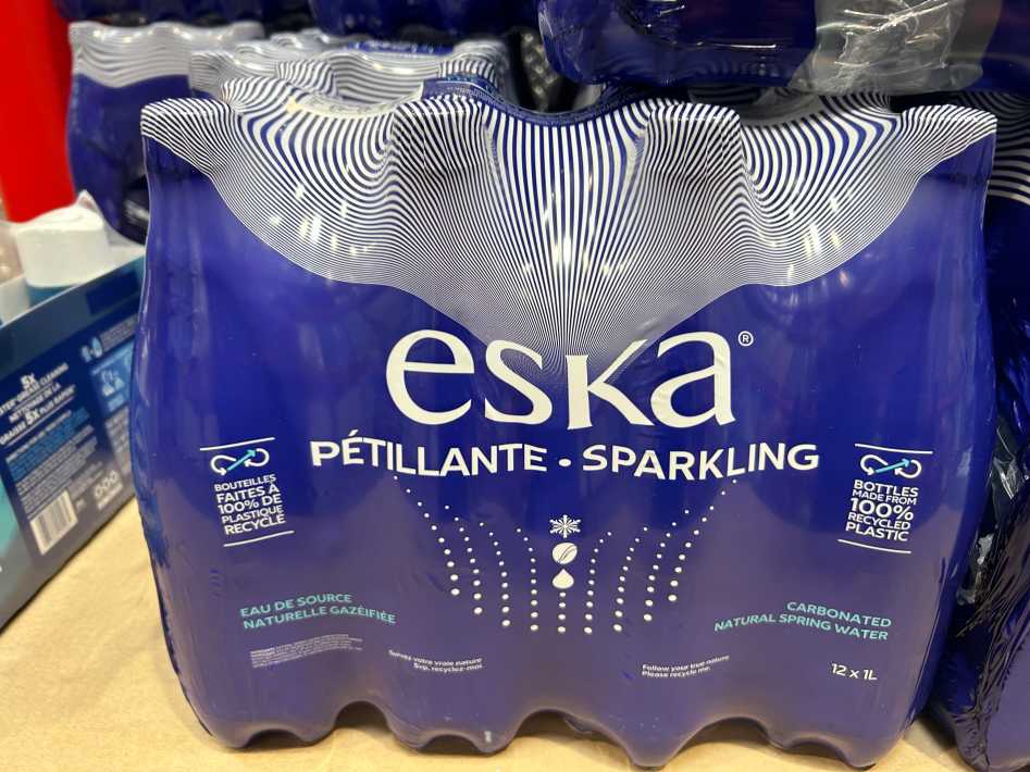 ESKA SPARKLING WATER 12 x 1 L ITM 429113 at Costco