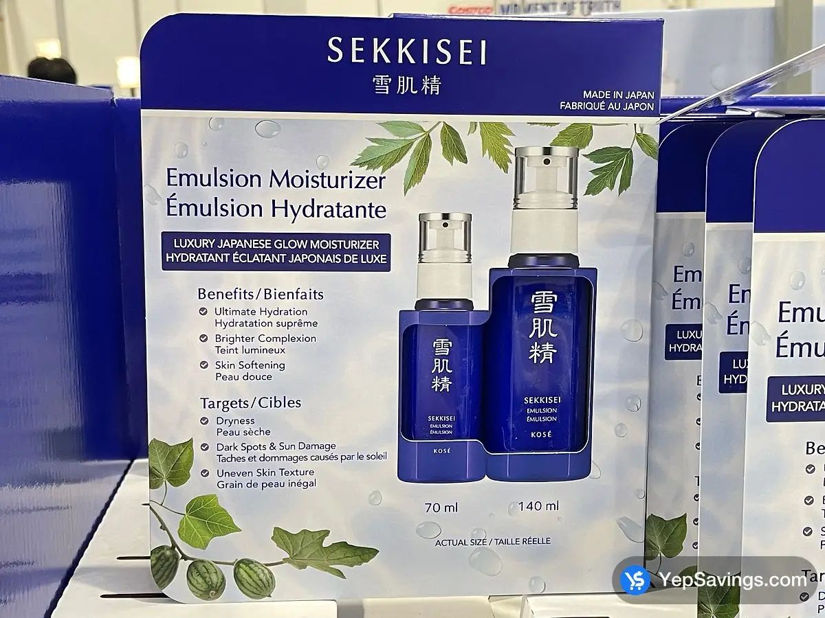 Costco SEKKISEI EMULSION MOISTURIZER 140 mL +70 mL - Canada (ITM 1871241)