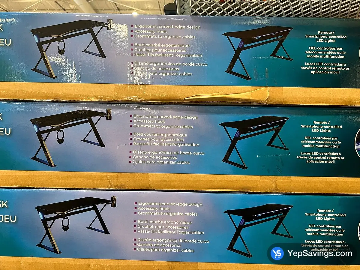 Costco DPS RADIUS GAMING DESK 60 IN BLACK - Canada (ITM 1782772)