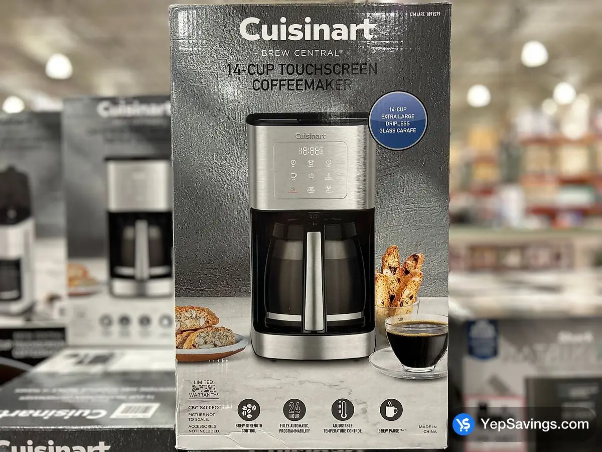 Costco CUISINART TOUCH SCREEN 14 CUP DRIP COFFEE MAKER - Canada (ITM 1891579)