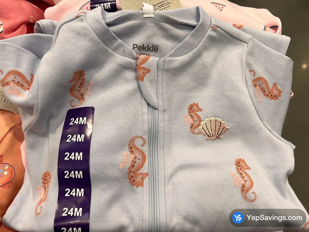 Costco PEKKLE ORGANIC COTTON SLEEPER INFANTS SIZES 3-24M - Canada (ITM 4177411)