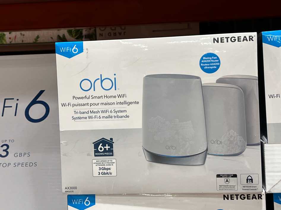 Costco NETGEAR ORBI WHOLE HOME MESH SYSTEM RBK653S-100CNS - Canada (ITM 1670653)