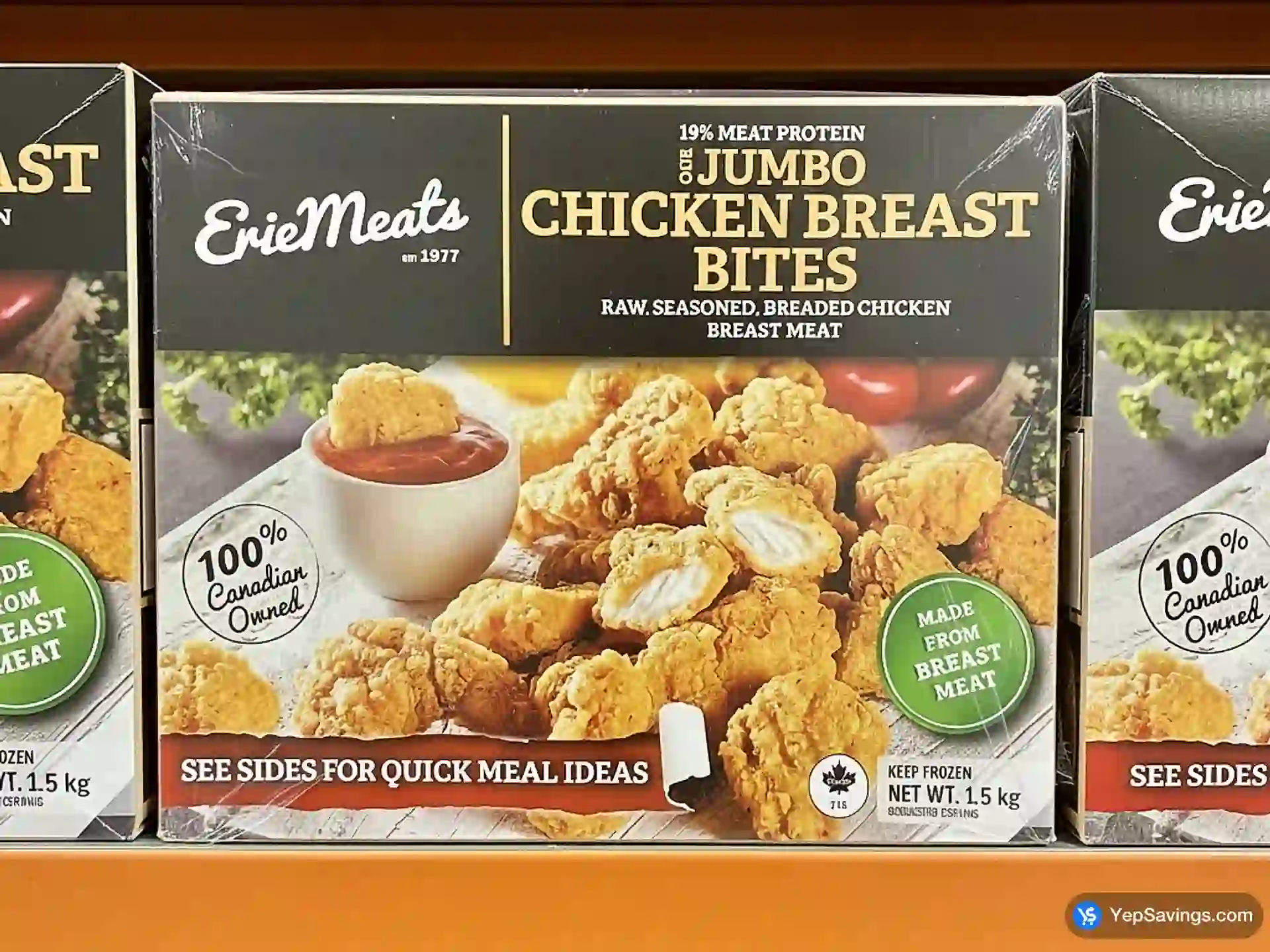Costco ERIE MEATS CHICKEN BREAST BITES 1.5kg - Canada (ITM 2000658)
