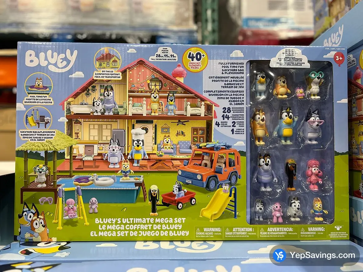 Costco BLUEY ULTIMATE MEGA SET 40 PIECE SET - Canada (ITM 1601390)