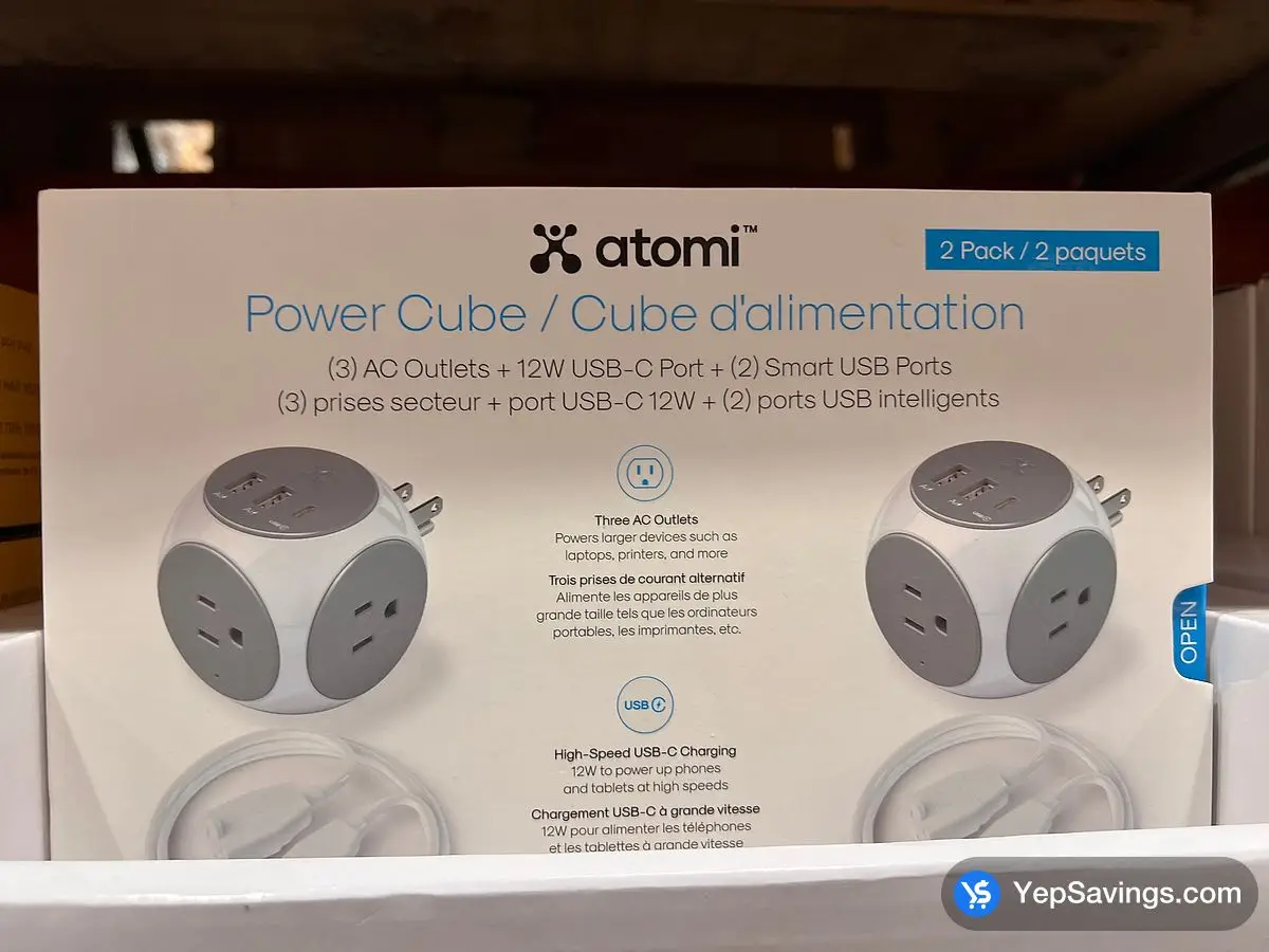 Costco ATOMI POWER CUBE PACK OF 2 - Canada (ITM 1816703)