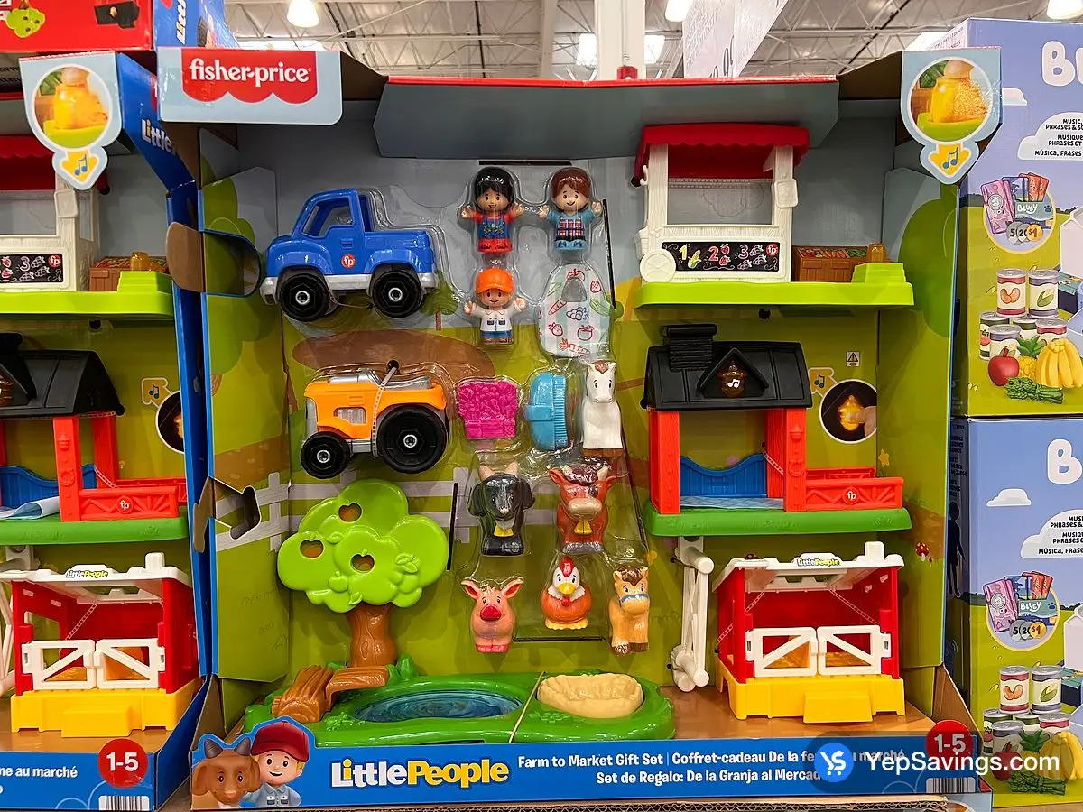 Costco FISHER PRICE LITTLE PEOPLE FARM TO MARKET BUNDLE - Canada (ITM 1784865)