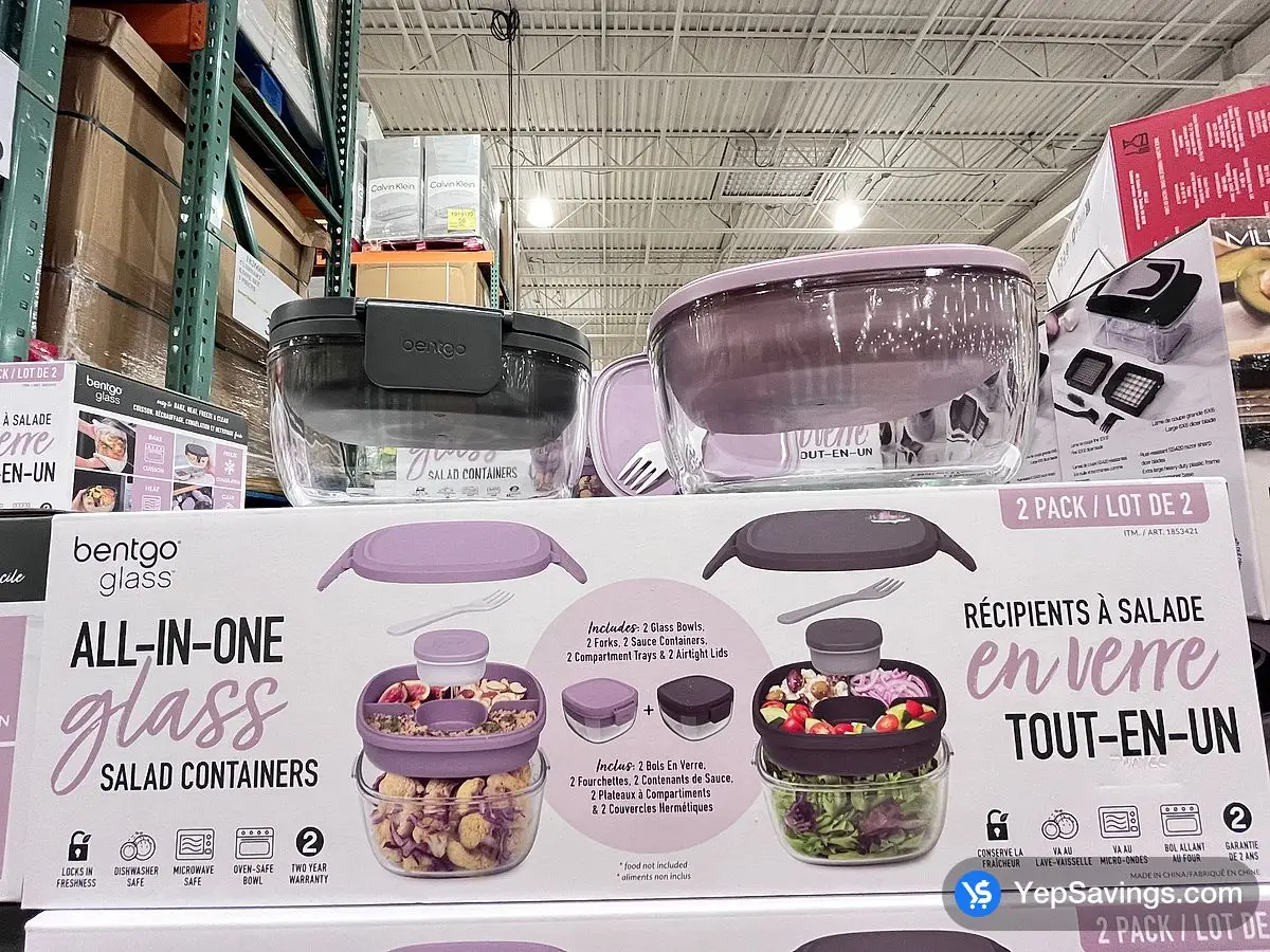 Costco BENTGO SALAD CONTAINER PACK OF 2 - Canada (ITM 1853421)